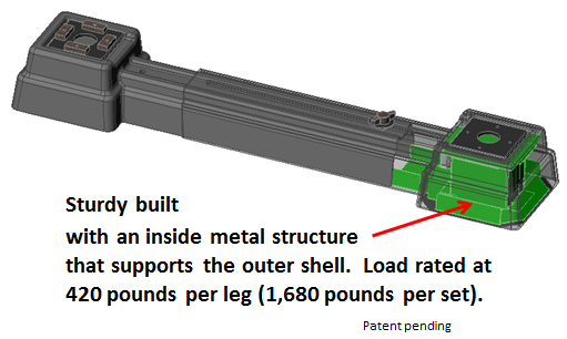 Middle Leg Ezer-Up Riser